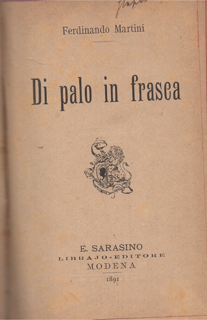 Di palo in frasca