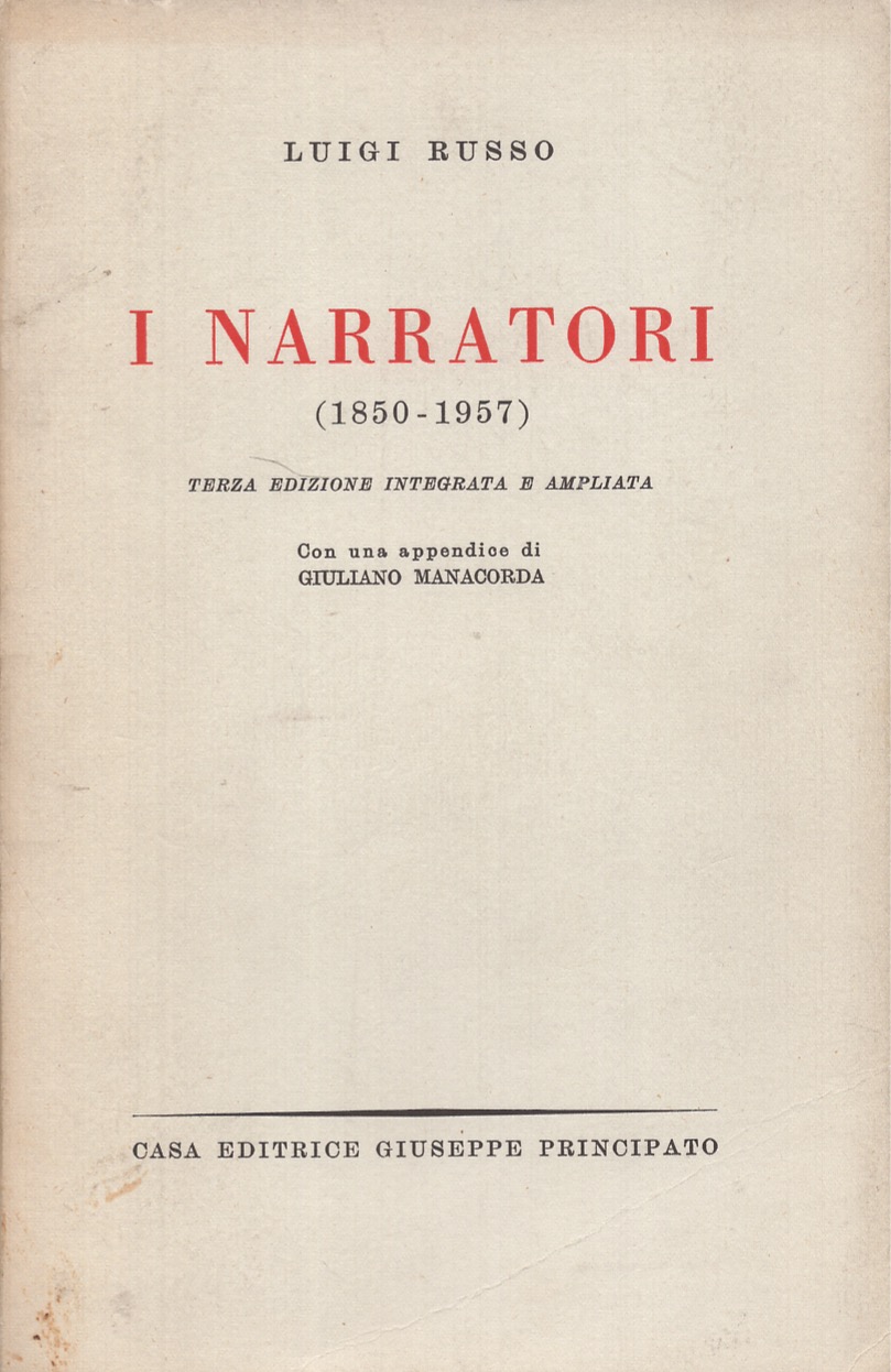 I narratori (1850-1957)