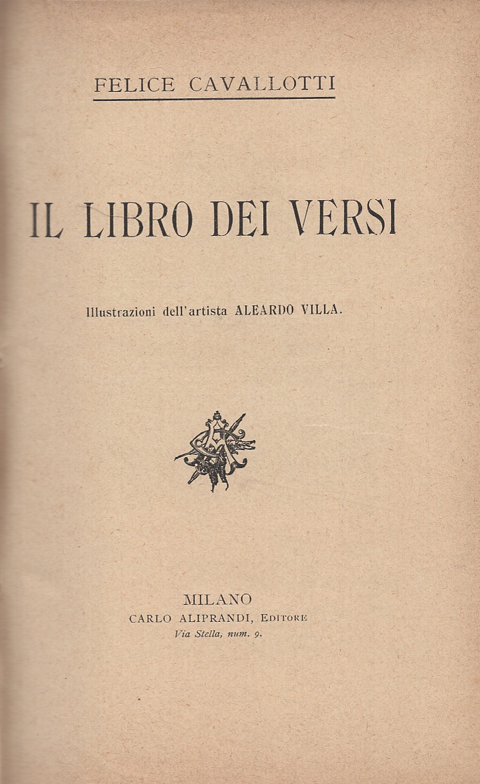 Il libro dei versi