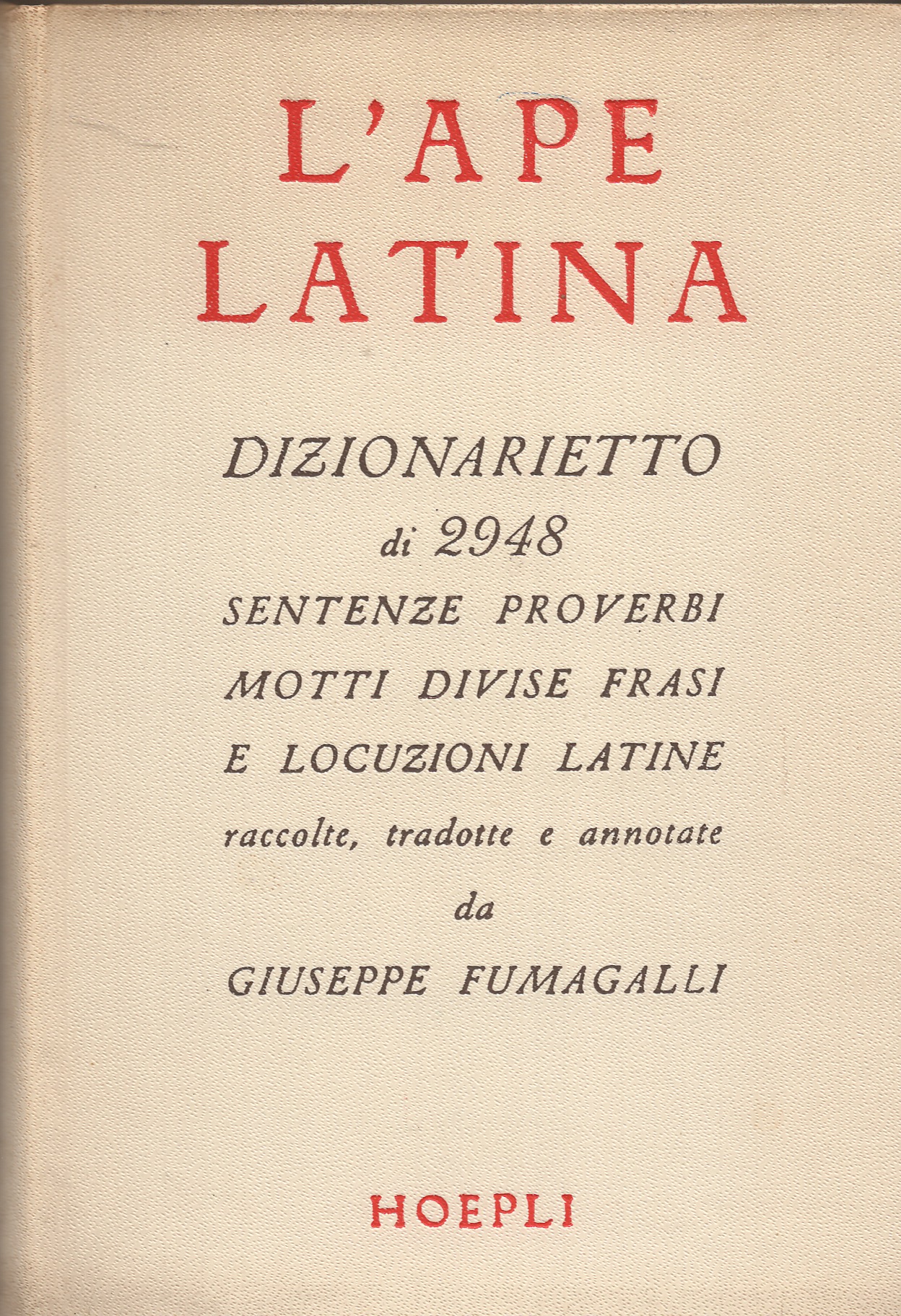 L'ape latina