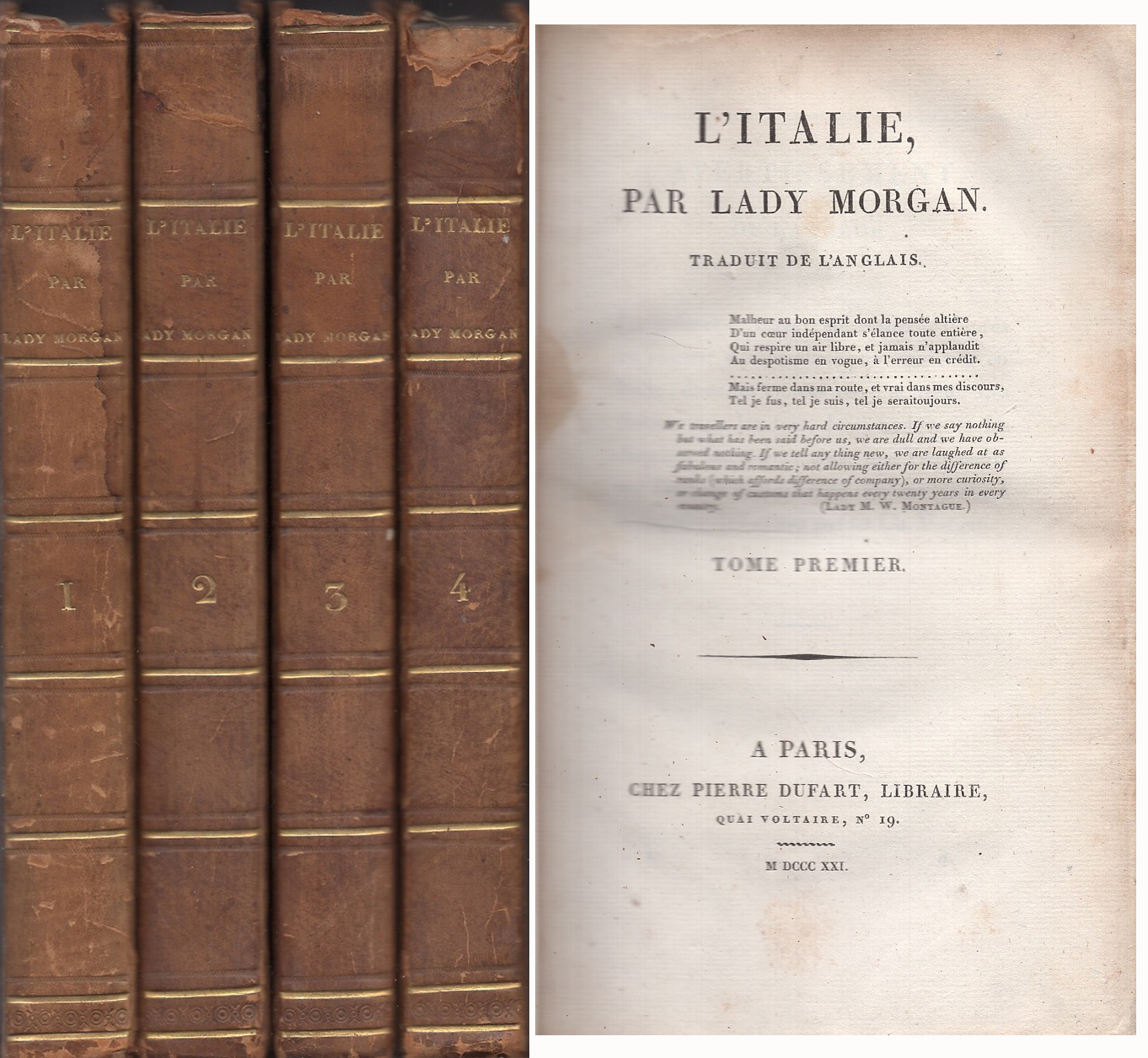 L'Italie par Lady Morgan