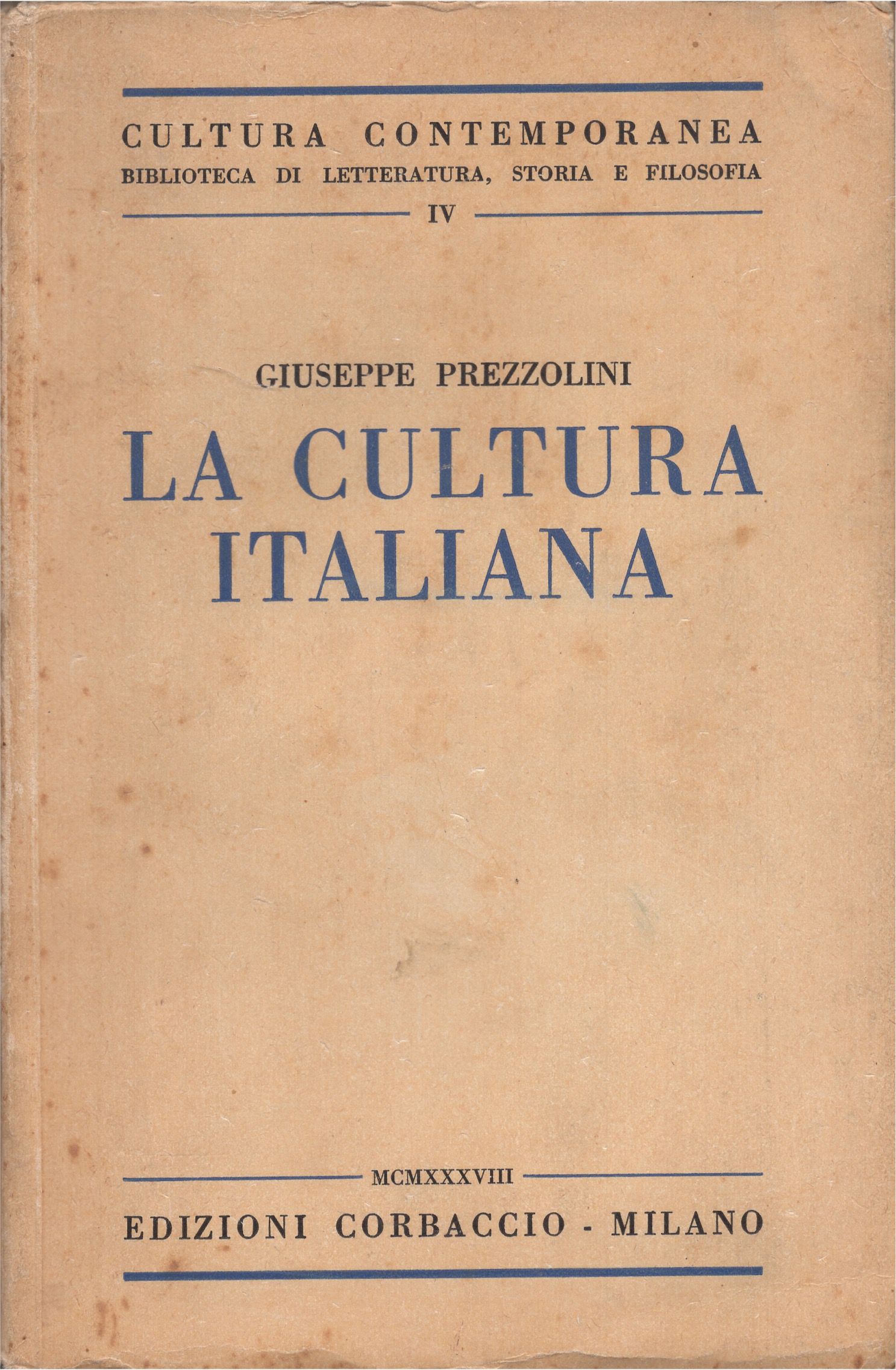 La cultura italiana