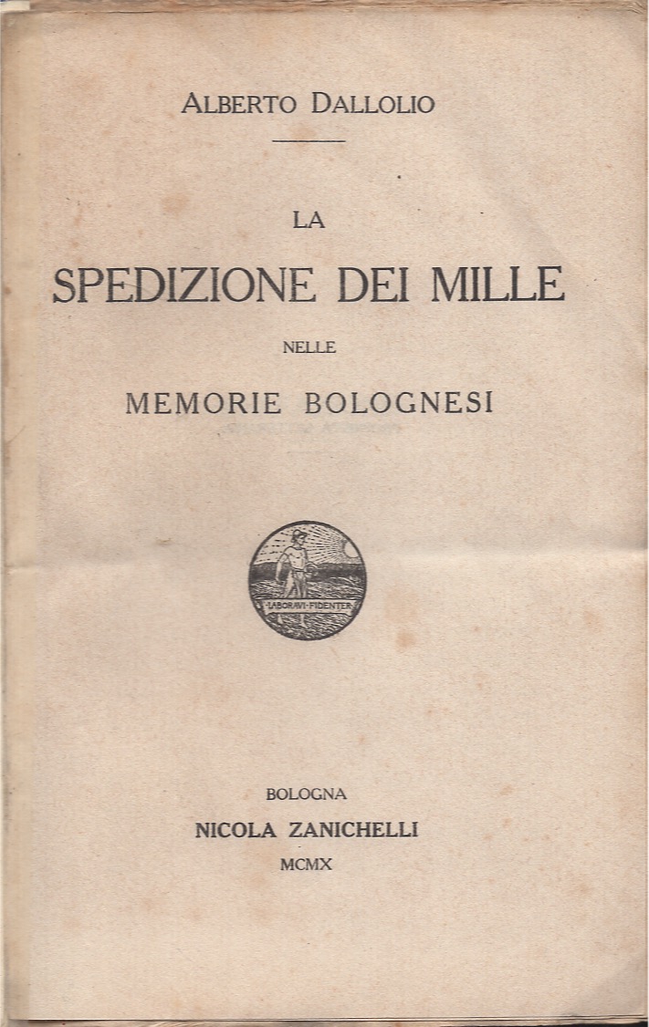 La spedizione dei Mille nelle memorie bolognesi