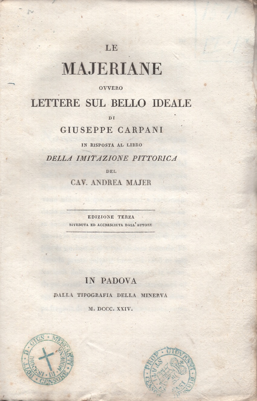 Le Majerane ovvero lettere sul bello ideale