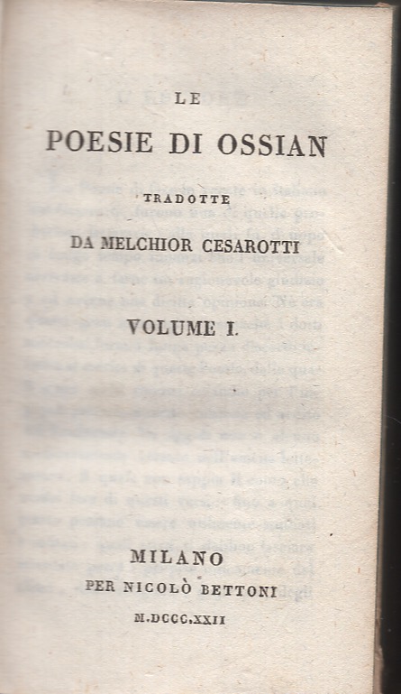 Le poesie di Ossian