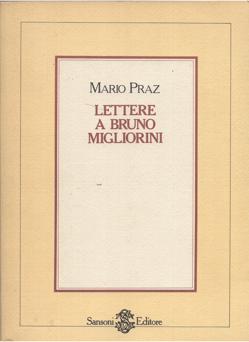 Lettere a Bruno Migliorini