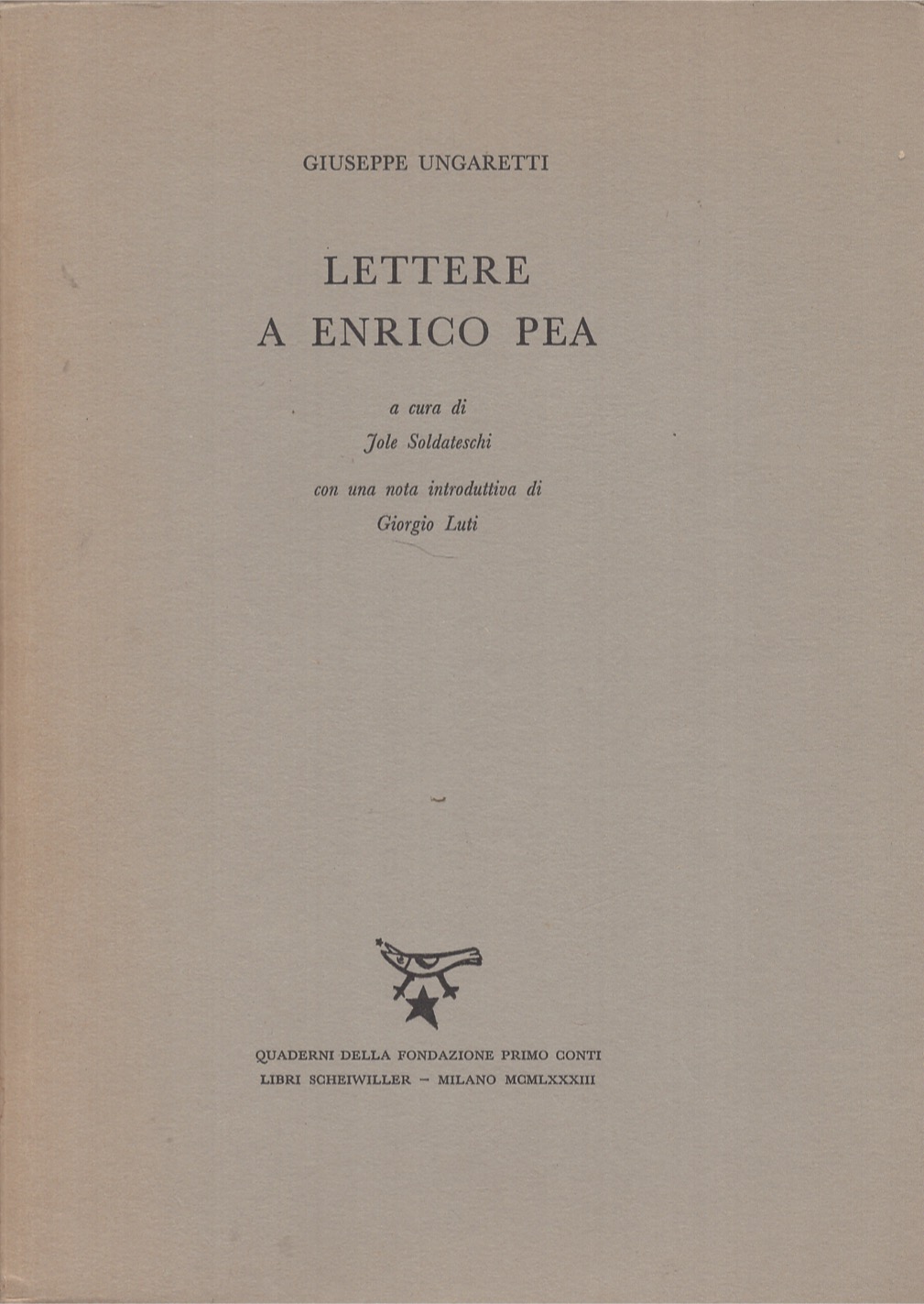 Lettere a Enrico Pea