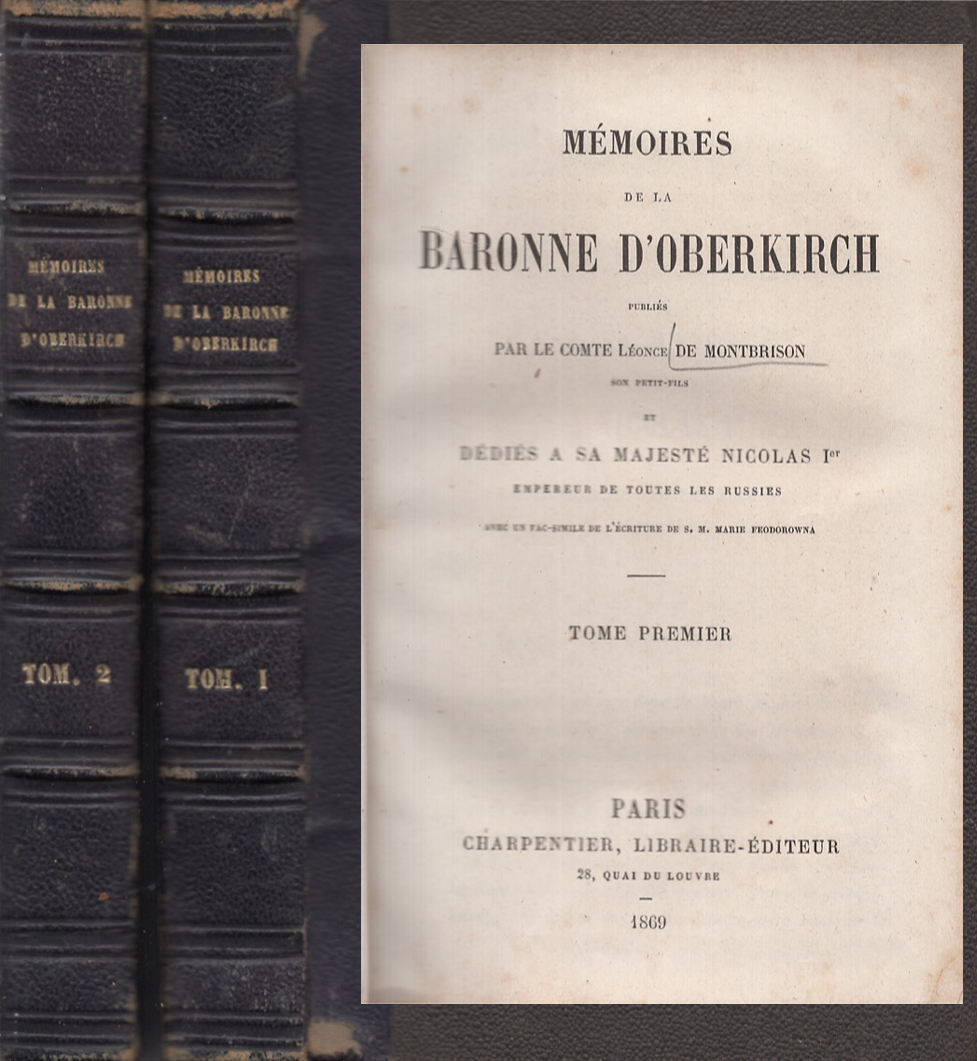 Mémoires de la Baronne d'Oberkirch