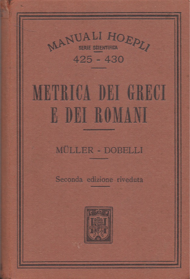 Metrica dei greci e dei romani