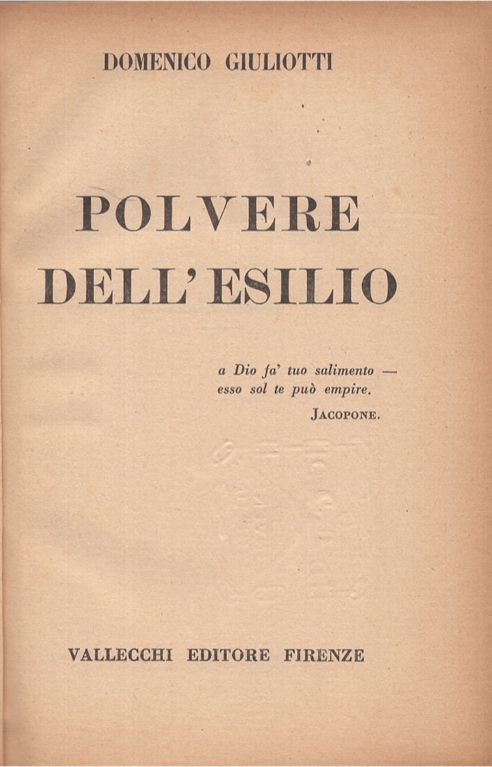 Polvere dell'esilio