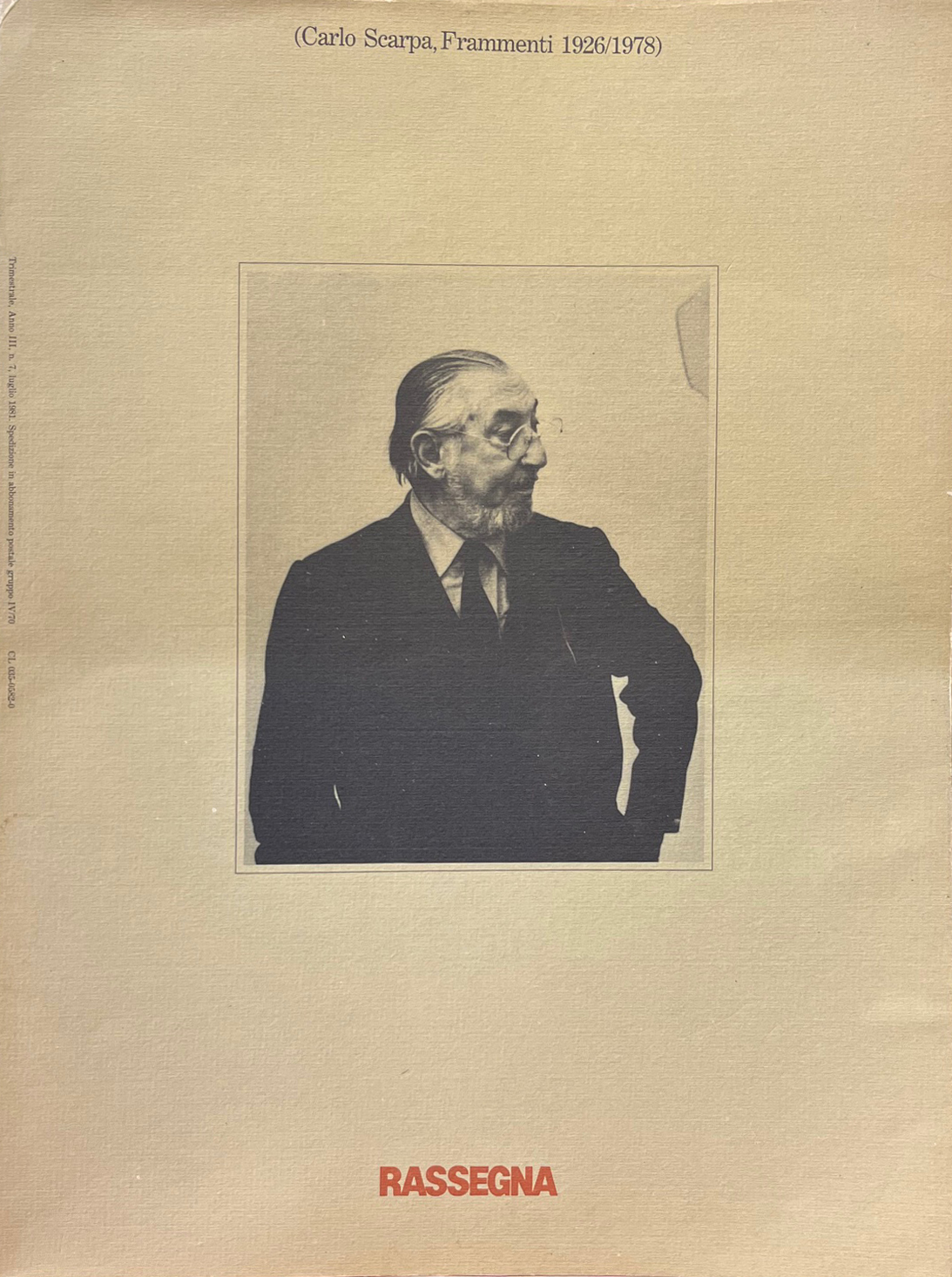 Rassegna (Carlo Scarpa, Frammenti 1926/1978)