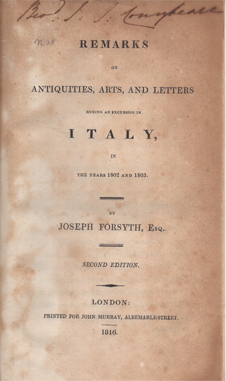 Remarks on antiquites, arts, and letters during an excursion in …
