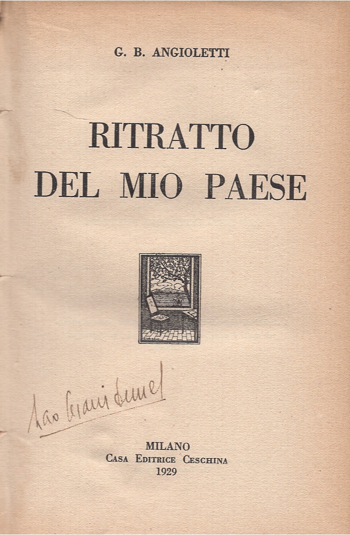 Ritratto del mio paese