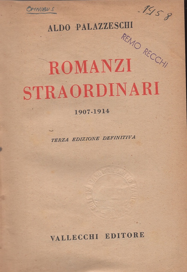 Romanzi straordinari