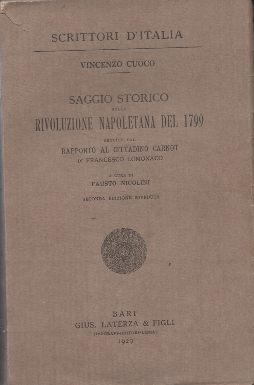 Saggio storico sulla rivoluzione napoletana del 1799