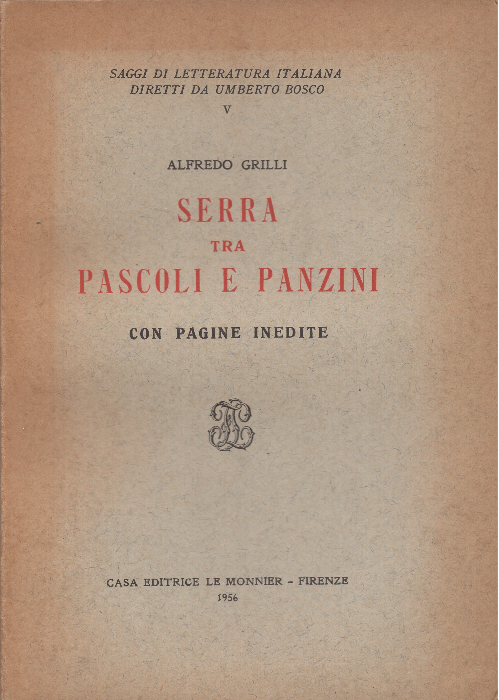 Serra tra Pascoli e Panzini