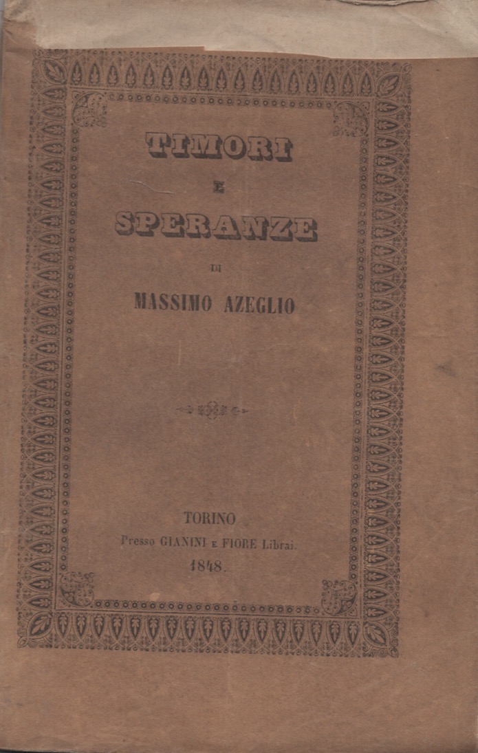 Timori e speranze