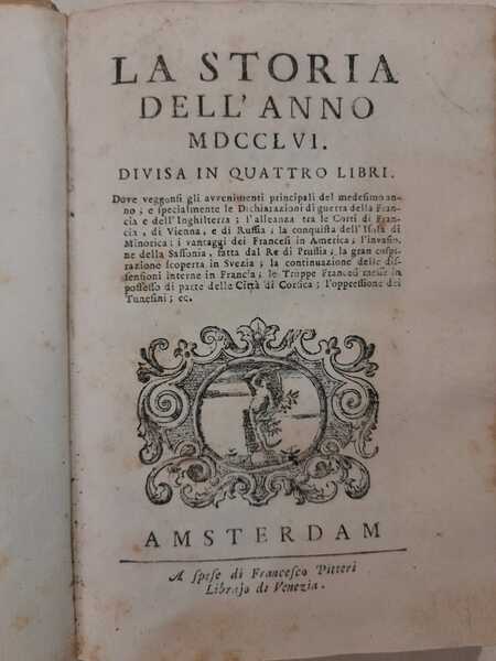 LA STORIA DELL'ANNO 1756