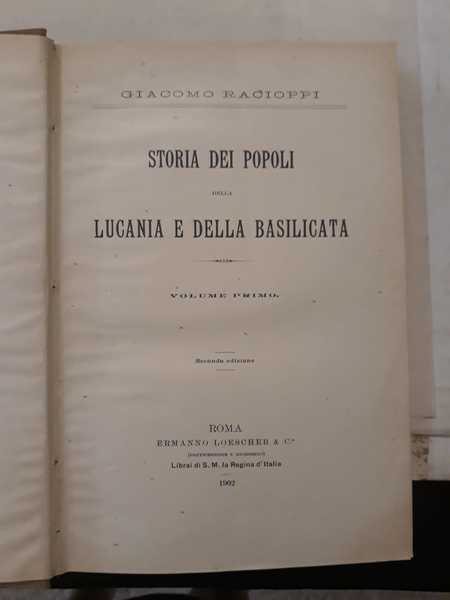 Storia dei popoli e della Basilicata