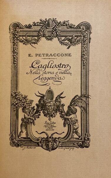 Cagliostro nella storia e nella leggenda