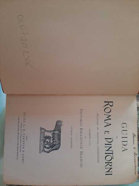 Guida di Roma e dintorni compilata da Vittorio Emanuele Bianchi