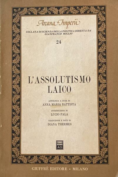 L'assolutismo laico