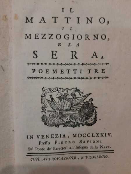 Il mattino, il mezzogiorno e la sera