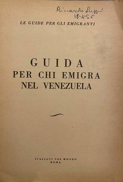 Guida per chi emigra nel Venezuela