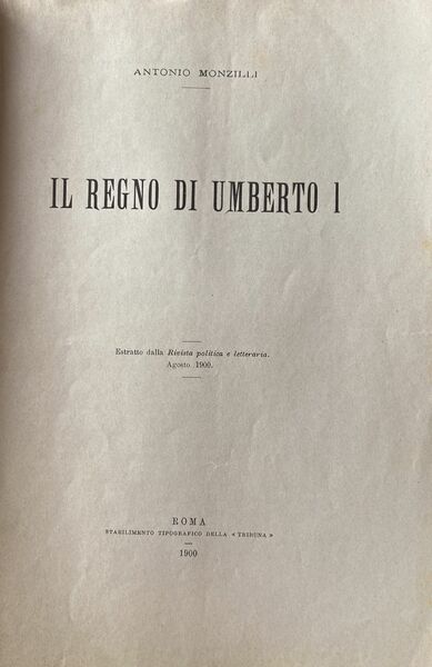 Il regno di Umberto I