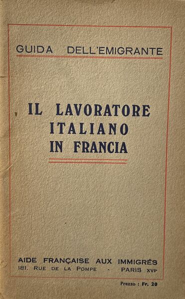Il lavoratore italiano in Francia