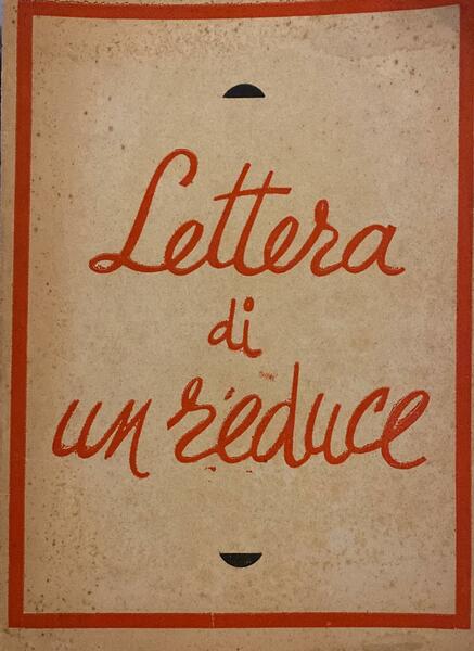 Lettera di un reduce