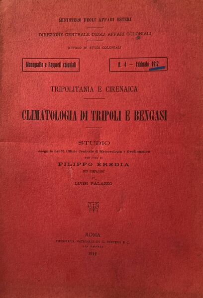 Climatologia di Tripoli e Bengasi