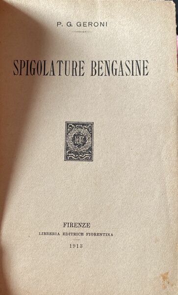 Spigolature Bengasine