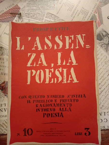 L'assenza , la poesia n. 10