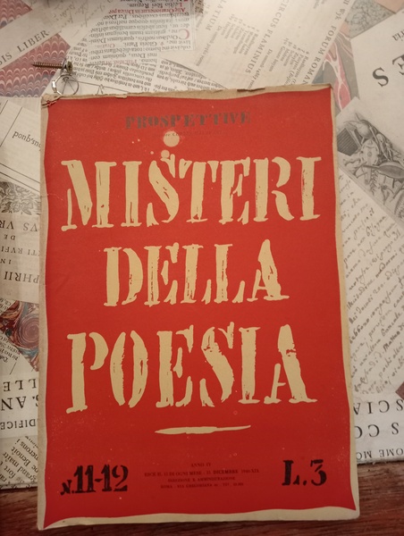 Misteri della poesia n. 11-12