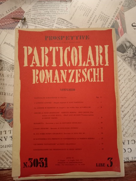 Particolari romanzeschi n. 30-31