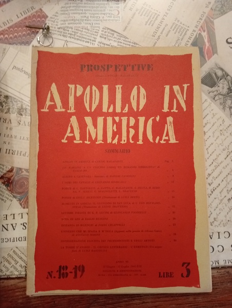 Apollo in America n. 18-19