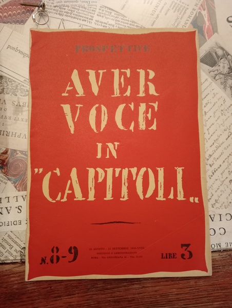 Aver voce in capitolo n. 8-9