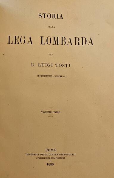 Storia della lega lombarda