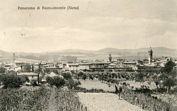 Panorama di Buonconvento (Siena)