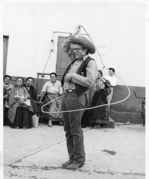 James Dean sul set del Gigante