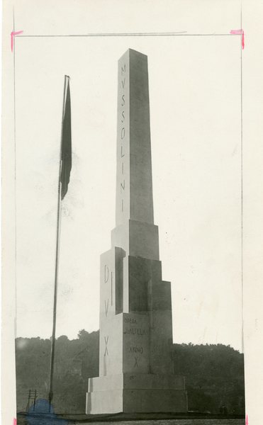 Roma. Foro Mussolini: il monolito