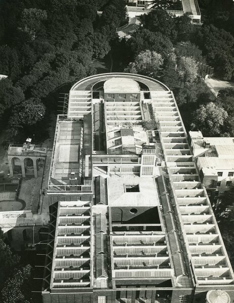 Milano . La Triennale vista dall'alto