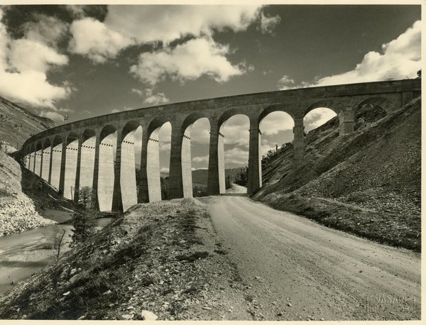 Anversa, viadotto sul fiume Sagittario fatto saltare durante la guerra