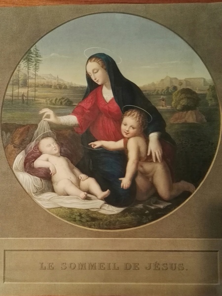 Les Sommeil de Jésus (Madonna con bambino)