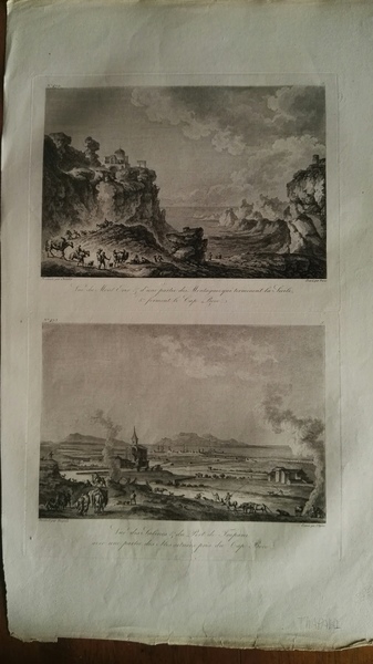 Trapani. Vue du Mont Erix & d'une partie des Montagnes …