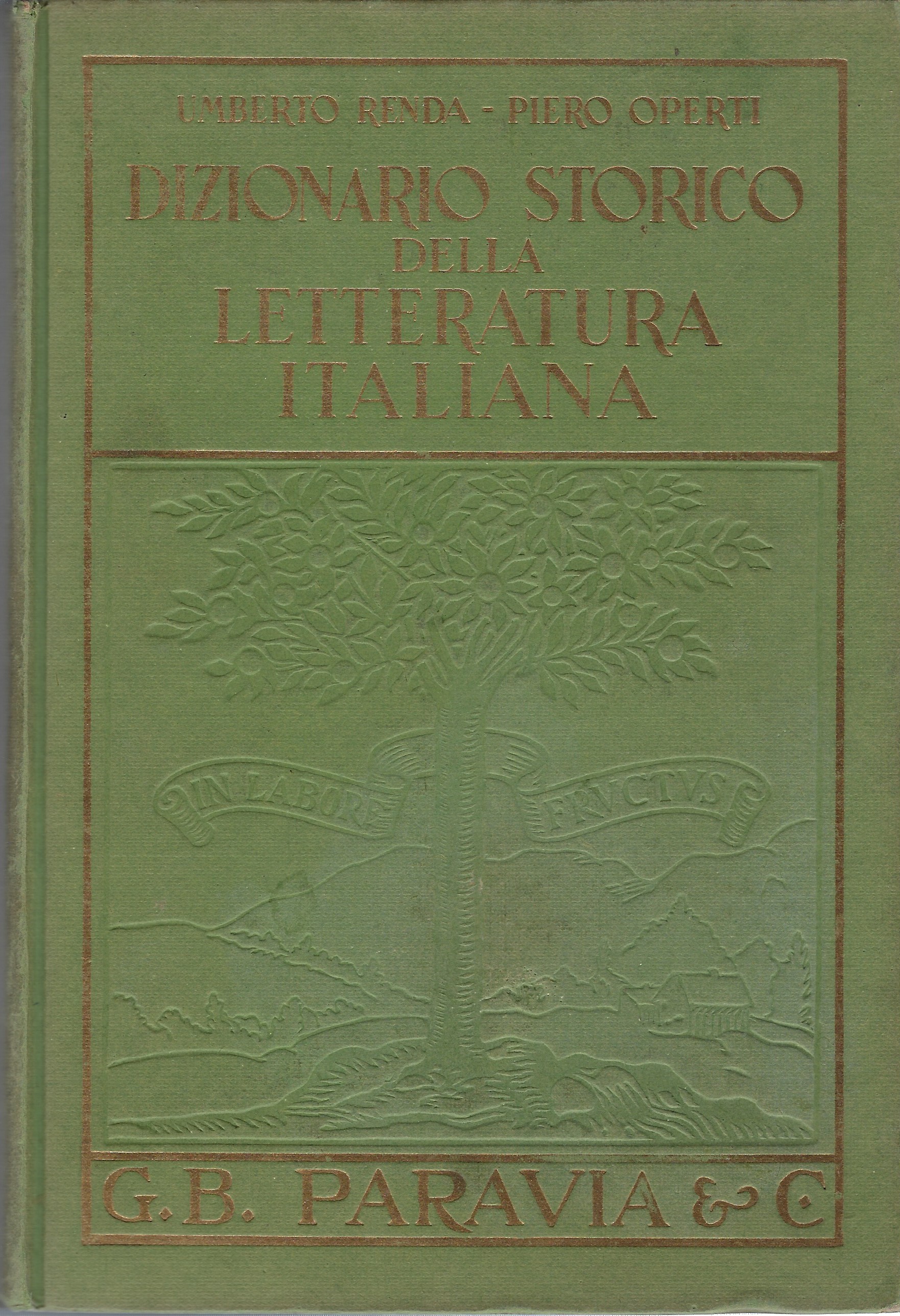 Dizionario storico della Letteratura italiana
