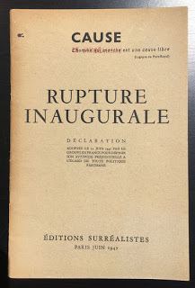 CAUSE. Rupture inaugurale. Déclaration adoptée le 12 juin 1947 par …