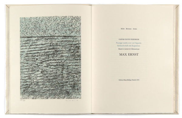 CASPAR DAVID FRIEDRICH PAYSAGE MARIN AVEC UN CAPUCIN. Seelandschaft mit …