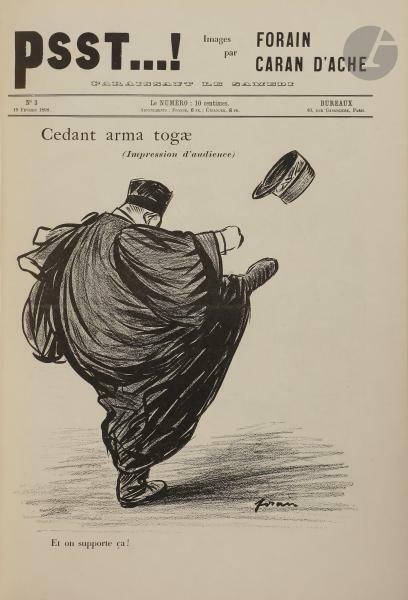 Psst.! IMAGES PAR FORAIN & CARAN D'ACHE.1898-1899. A LA SUITE …